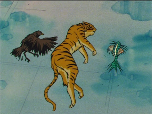 So there’s no Bigger Bad here, just Fish Eye’s reflection of his relationship to power and how the Dead Moon Circus doesn’t care for him, made clear by Usagi’s kindness, leading him to intervene on her behalf at the cost of his own life and human form