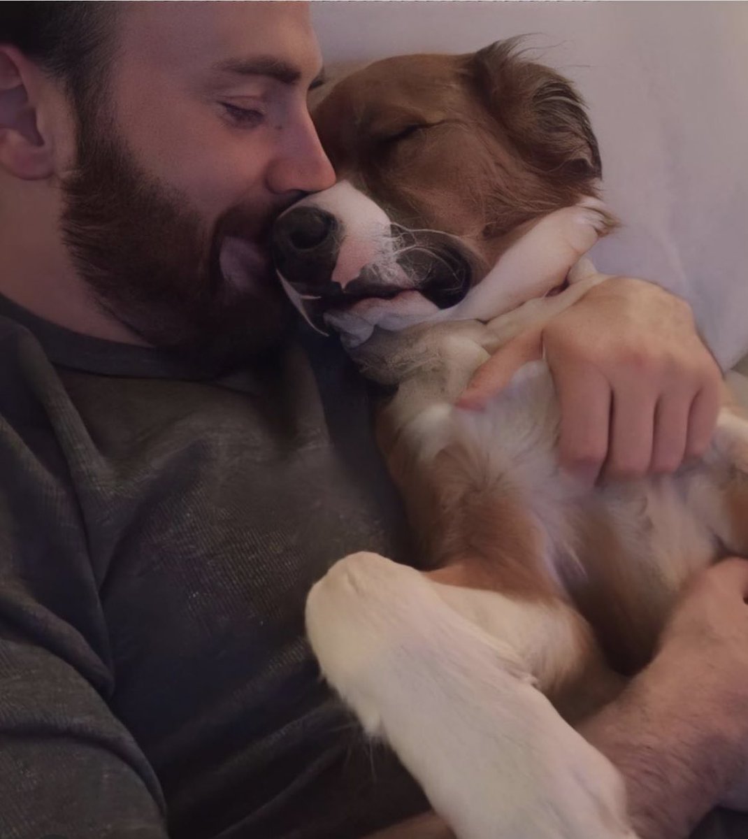 NatJohansson96's tweet image. Voy a dejar estas hermosas fotos de Chris Evans con Dodger 🤍 Respeta la privacidad de las personas.