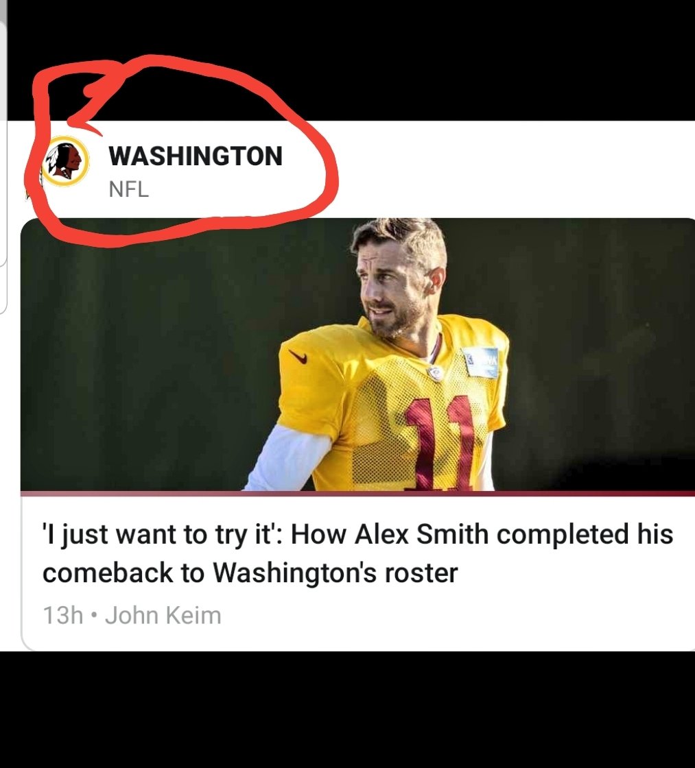 Coach_DBittle's tweet photo. I guess ESPN didn't get the memo...
#WashingtonFootball 
#Redskins 
#Removethename https://t.co/rYP2jBhRW7
