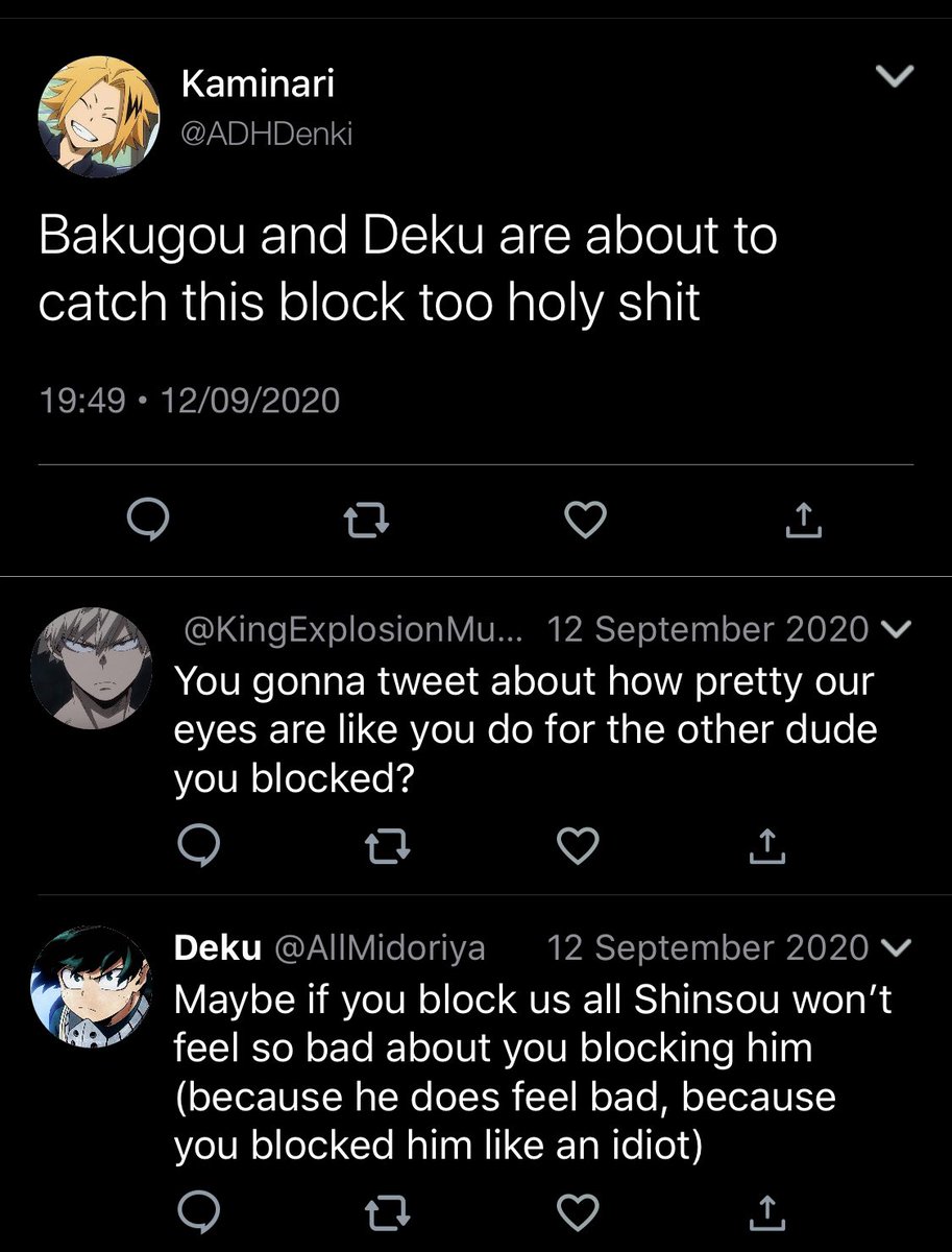 Bakugou and Deku are about to get in trouble for cyberbullying
