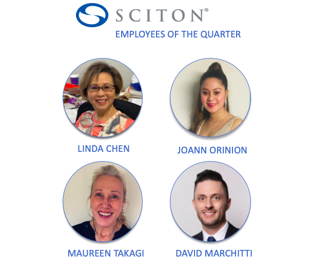 Congratulations to our Q2 Employees of the Quarter! Our Sciton family is so grateful to have some of the most talented, hardworking, and passionate employees!