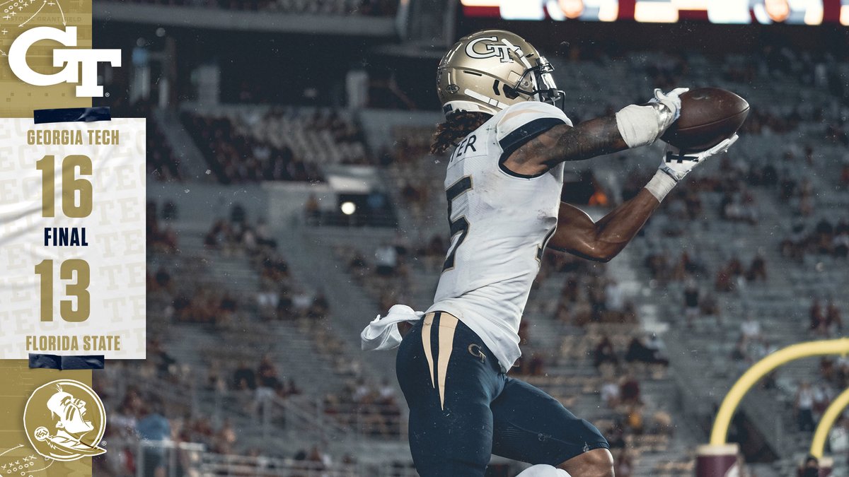 GeorgiaTechFB's tweet image. WORTH THE WAIT

#4the404 /// #GTvsFSU