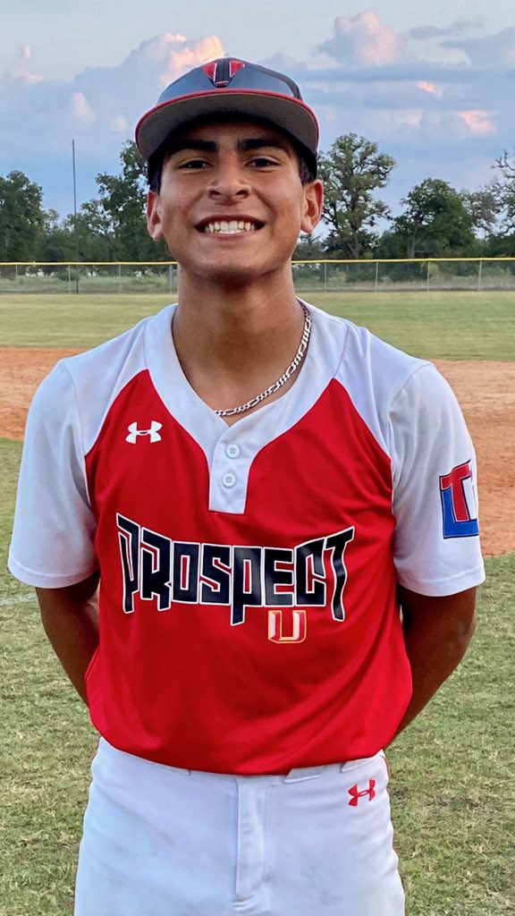 <a href="/FiveToolSTX/">Five Tool South Texas</a> F: <a href="/TPUBaseball/">TexasProUnited Baseball</a>/ Prospect U Villarreal 13, HTB Espinoza 0
PoG: <a href="/GarrettBaumann1/">Garrett Baumann</a> 2-2, 2B, 2RBI, 2 BB
Pitcher: @10j_hernandez CG 5IP, 4K, H, 0R
Hitter: <a href="/JordanF47115090/">Jordan Fernandez</a> 2-3, 2B, 2RBI