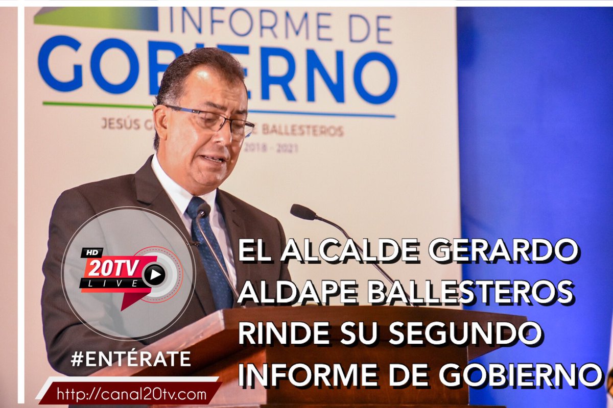 20TVvh's tweet photo. #Enterate | 🔵 Realiza su Segundo Informe de Gobierno el Alcalde Gerardo Aldape Ballesteros.    ➡️LEE Aquí la Nota https://t.co/DWiBgpF0j2 @GerardoAldapeB https://t.co/IRaqGaMPgc