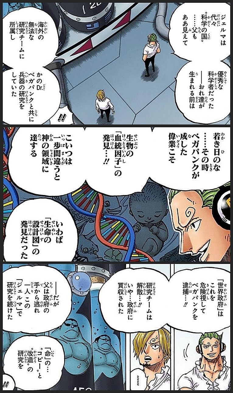 Twitter 上的 まな 人造悪魔の実smileは 血統因子 の操作によって生み出された物 引き延ばすための過去編は絶対しない と言い切った尾田先生が 待ちに待ったワノ国編の前にあえて サンジの過去 を取り上げた理由は 悪魔の実の謎解明に繋がる 血統因子 の話