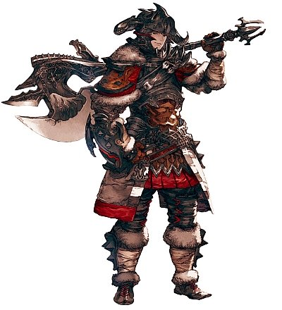 marauder/warrior:- you use feral berserker grandjeeta in gbf- big pulls feel sexy to you, sometimes you dont want your healer to heal you just to feel something- imagine throwing this shit it probably weighs like 50 pounds