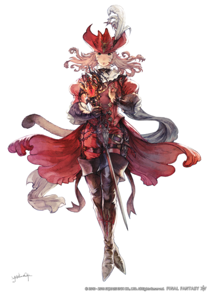 red mage:- i actually like how this class looks so you live (for now)- you like playing the best of both worlds (and also flaunting your shb expac)- some of you are either the nicest fucking people in roulette or the angriest people and idk which it is actually.