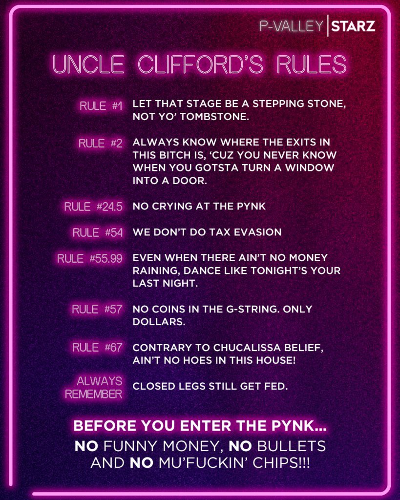 Till next season, live by Clifford’s code. #PValley