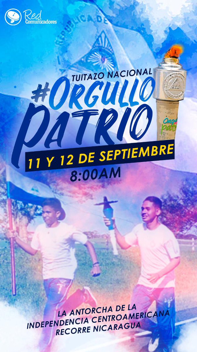 MilusTercero's tweet photo. #2021PatriaBenditaYLibre 
#OrgulloPatrio
#ManaguaSandinista 
#GranPuebloGrandesVictorias https://t.co/S6rvgOfWWh