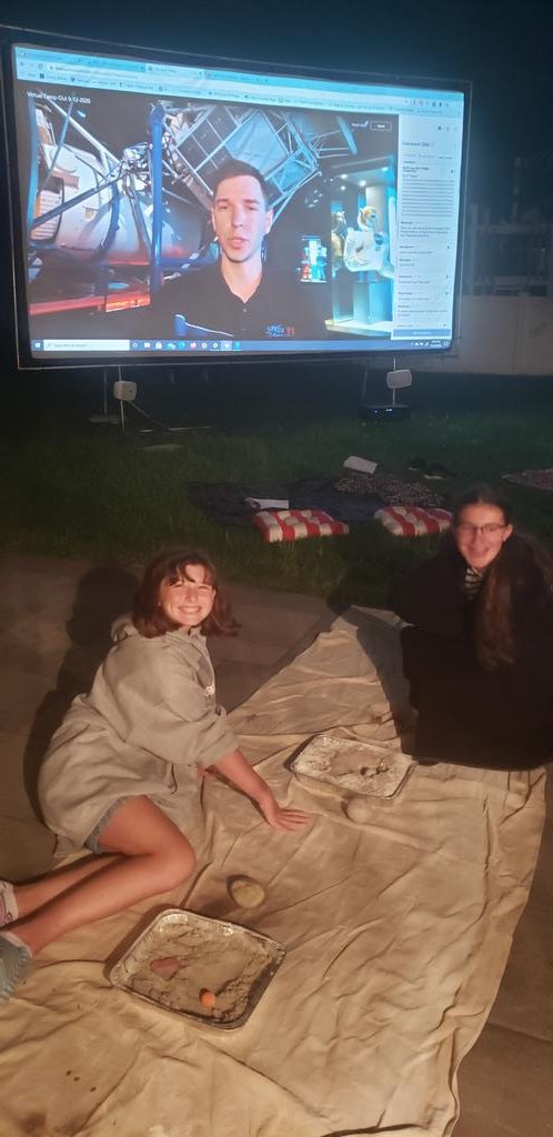 BestVacationYet's tweet photo. @SpaceCenterHou #SpaceCenterHou #SaturdayNightScience. #VirtualCampout. NASA Rocks! and meteors also! https://t.co/rnBNN1PgOO