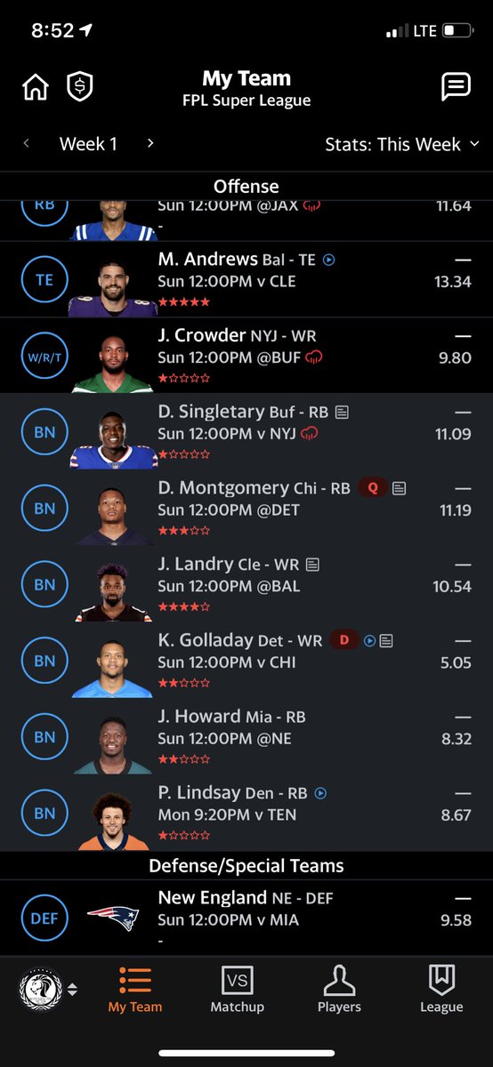 Ben21Roth's tweet photo. @FFHitman @jasonmoore @andyholloway URGENT HELP! Who should I flex here?? https://t.co/o71vnkoeez