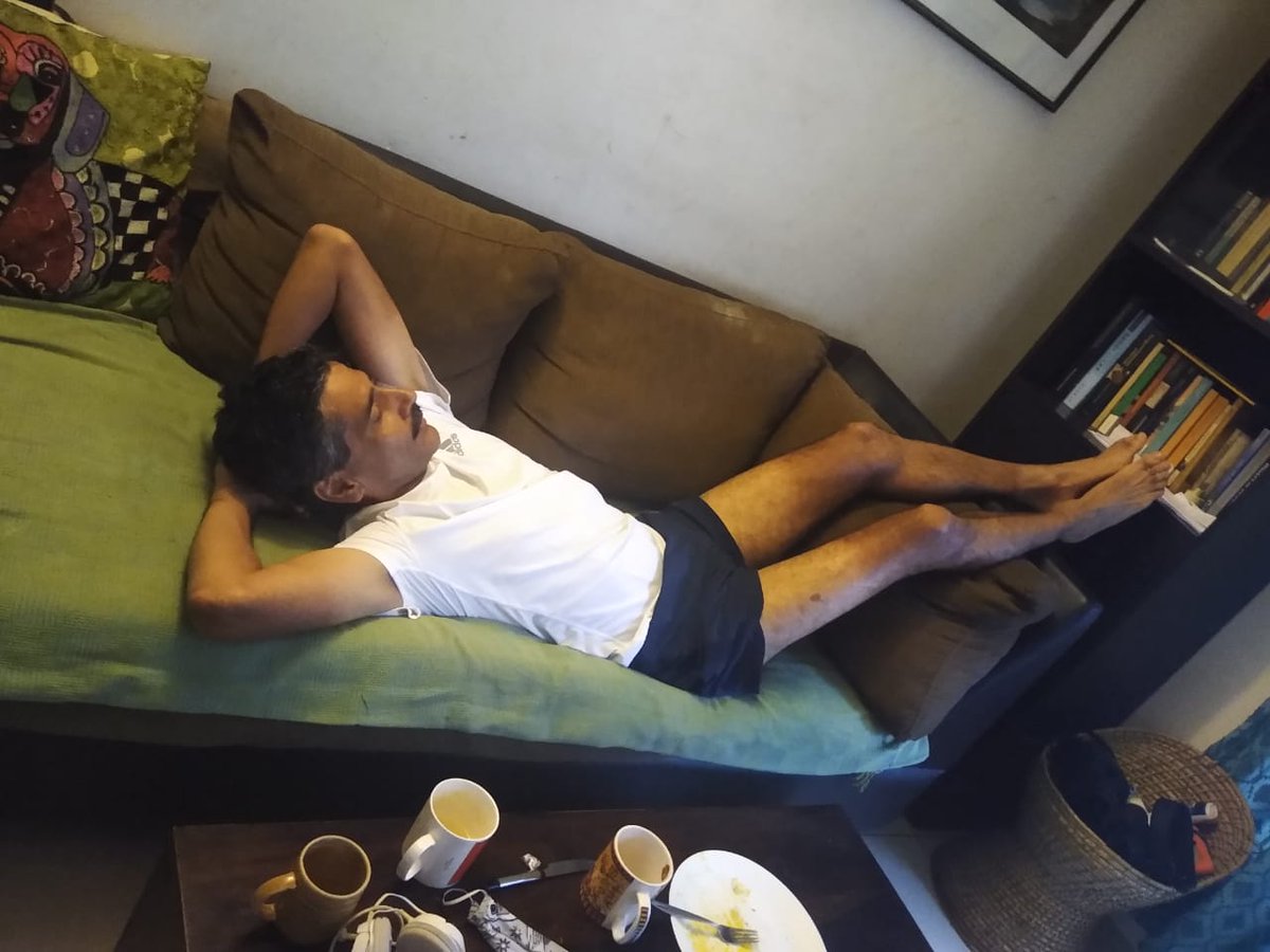 koustubh_sharma's tweet photo. #Run24Snowleopards trivia:
Q. What do you do after running 161 km in 24 hours?
A. 😌 https://t.co/3qLwzORrM4