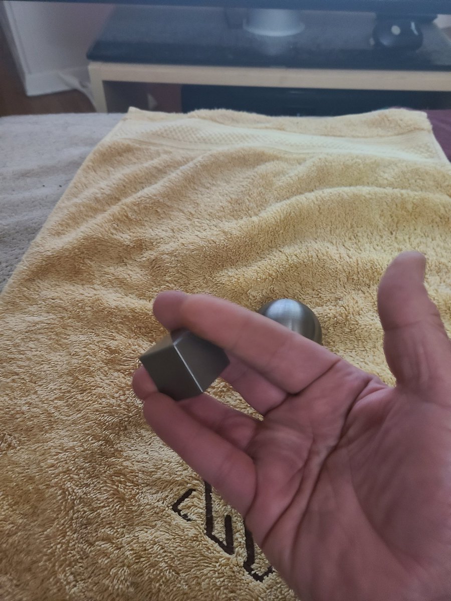 Since they are so dense, they are a significant challenge to manipulate, but small enough to still do so.