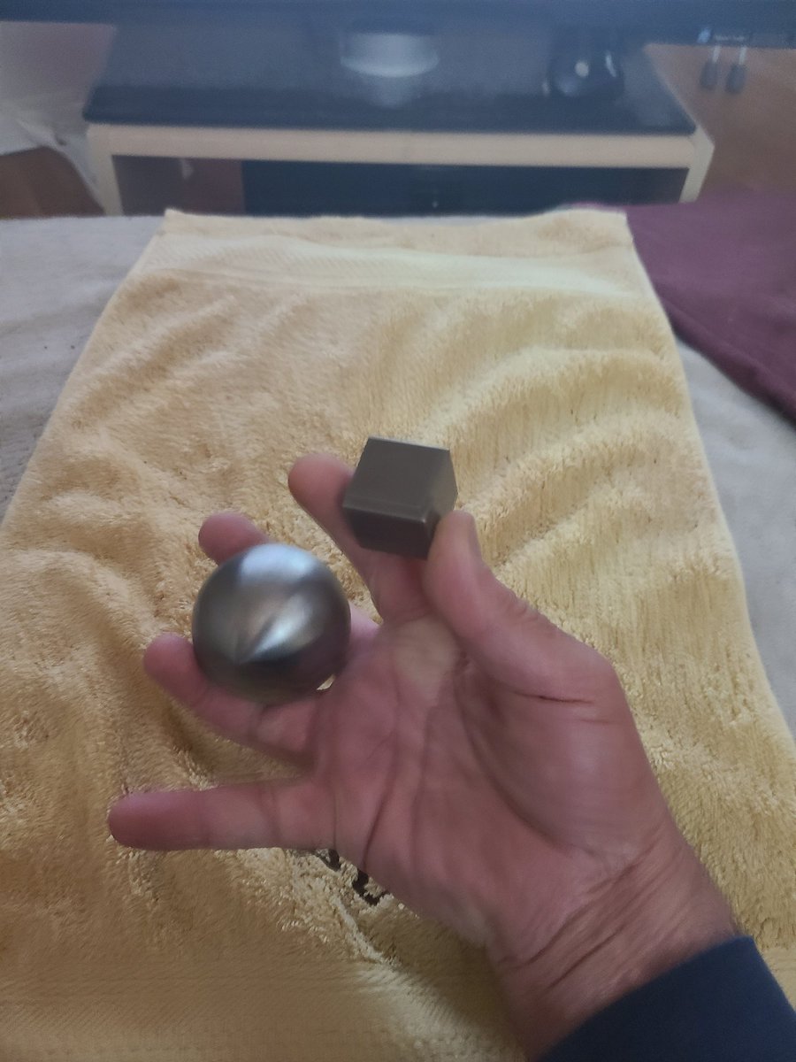 Since they are so dense, they are a significant challenge to manipulate, but small enough to still do so.