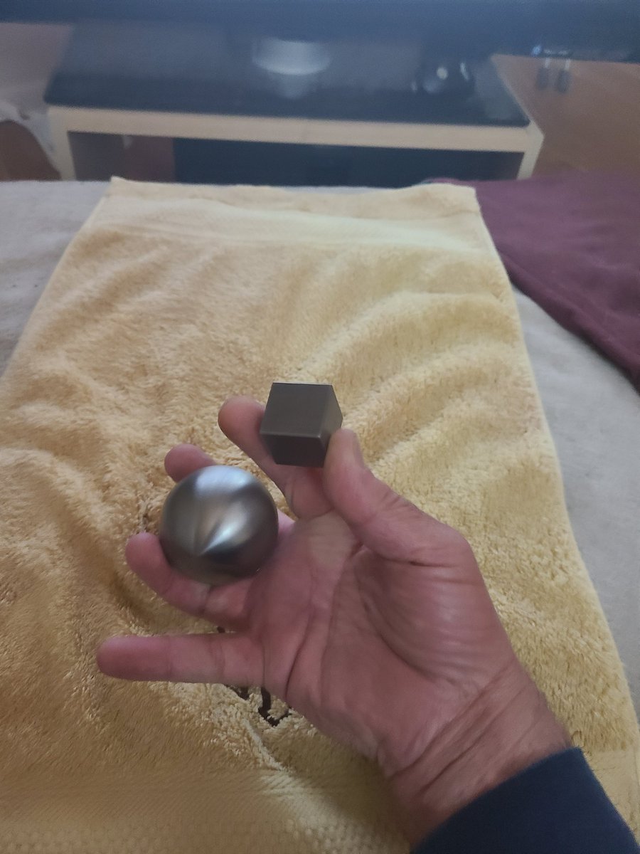 Since they are so dense, they are a significant challenge to manipulate, but small enough to still do so.