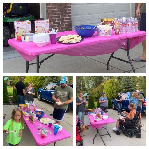 jennaraeclark's tweet photo. I tried out the @vastasheetslicer thanks to at @tryazon and my neighbors came over to try my creations! Cinnamon sugar apples (sliced fettuccine style!) with little pie wafers and ice cream. They got to try out the slicer...it’s awesome! #vasta #tryazon https://t.co/KiSucShnZy