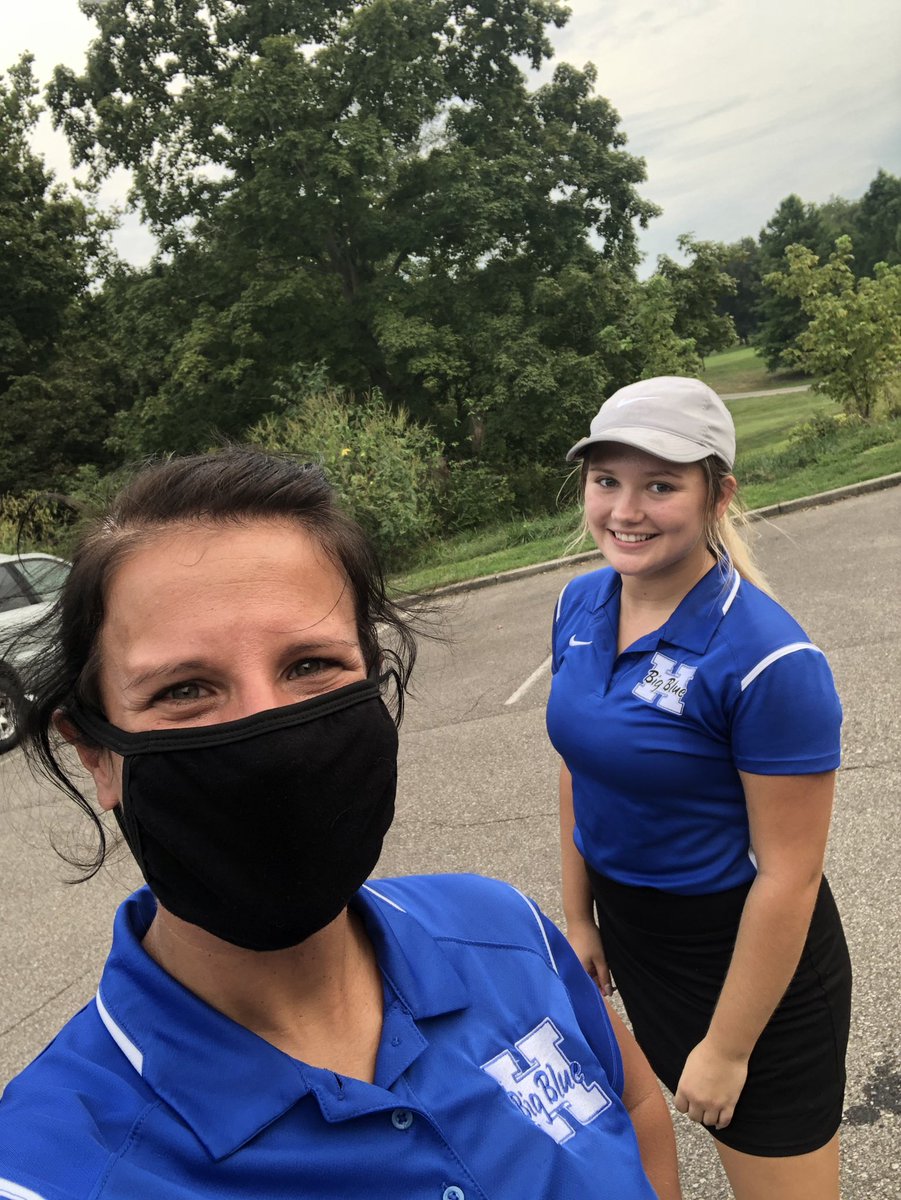 mrshuber87's tweet photo. Congratulations  to all of our girls for participating in such a fun Best of the West tournament today at Miami Whitewater! Hannah Baker had an awesome day finishing third (78) among a very competitive field! Go Big Blue! https://t.co/C1gfiqTqQT