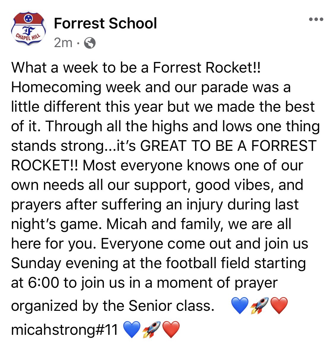 Forrest_Rockets's tweet photo. 💙🚀❤️ micahstrong#11 💙🚀❤️ https://t.co/FWeEktLcjU