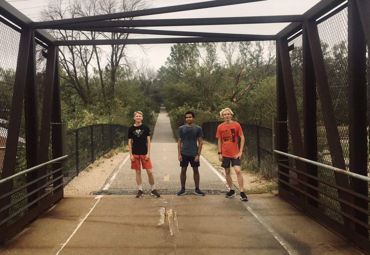 CRWashXC's tweet image. No Mt. Trashmore Dash to Bash Epilepsy in 2020, but also no reason not to hit the Cedar River Trail this morning (after taking our annual #GoAdamGo group photo at @NCSML) and head out to Prairie Creek Generating Station. Sorry we missed you afterwards back at NewBo, Adam! @WashXC