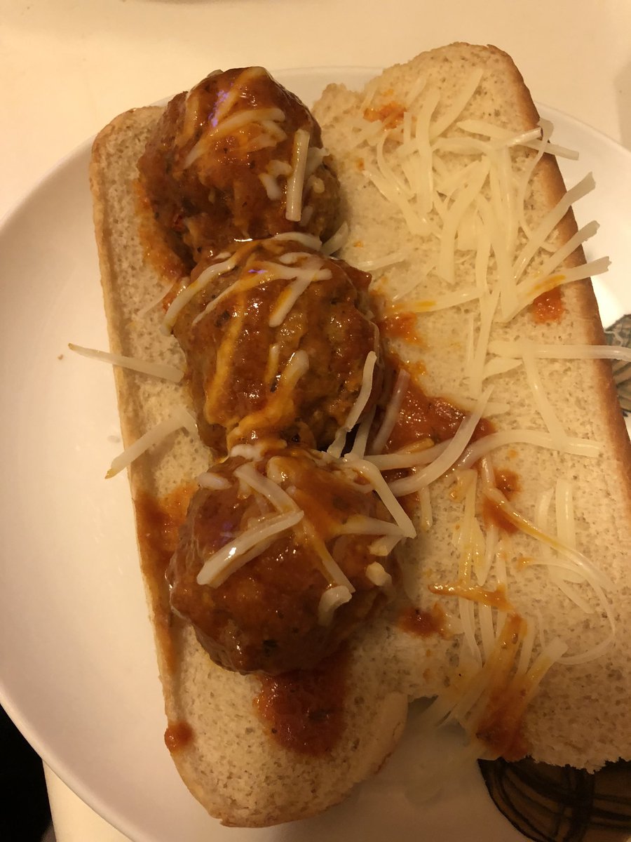 My girlfriend is a really good cook, so I am trying to teach myself how to cook to make food for her too (and also just generally be an adult). Anyway, today I made meatballs from scratch for a sub.