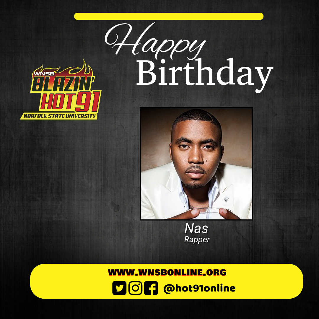 Happy Blazin\ Hot birthday to Nas   