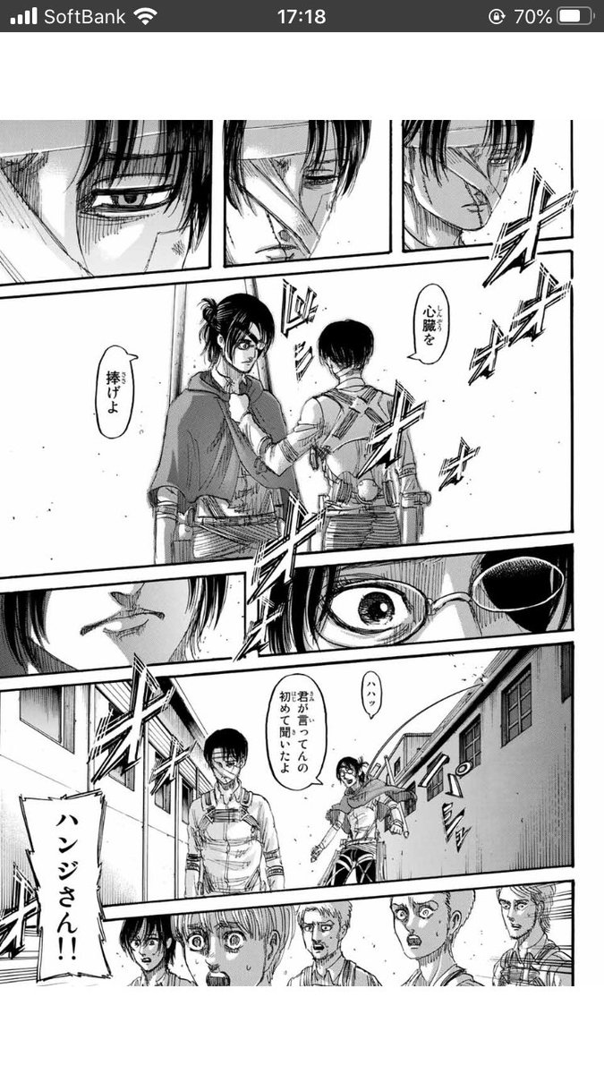 Terrachild 誰かに背中を押して欲しかったのだと思う かつて自分がしたように 心臓を捧げよ 夢を諦めて死んでくれ 放った言葉は自分自身で回収することになるのかも知れないなぁ 次はハンジ達が 捧げた心臓の行方を見ている 進撃の巨人132話