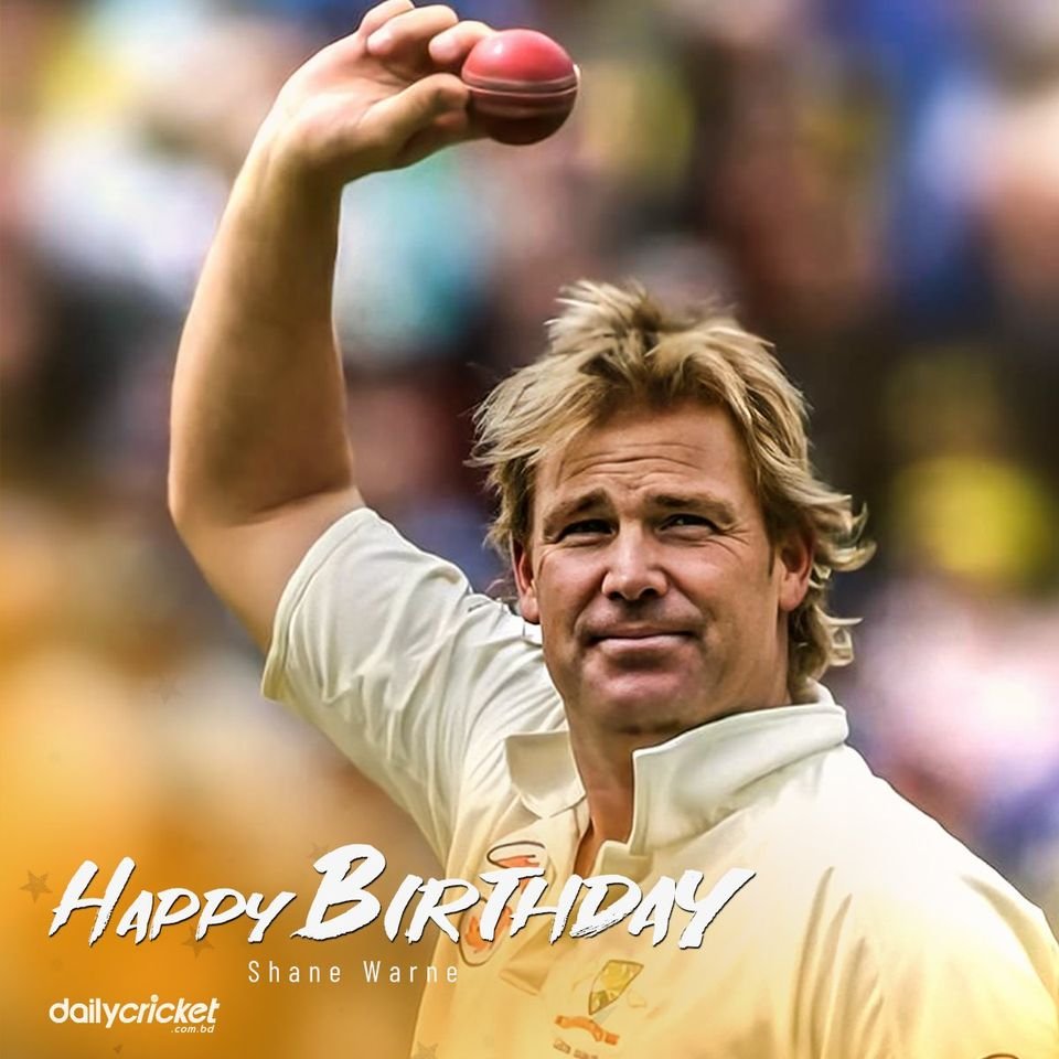Happy birthday Shane Warne  