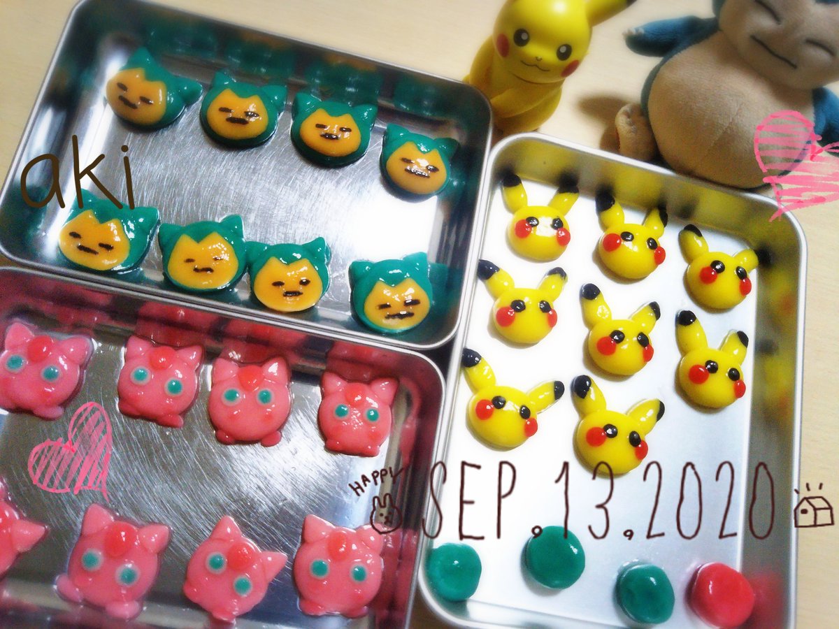 秋 Shiziu 今日はみたらしときな粉 ポケモン白玉 ポケモン Pokemon 白玉 ピカチュウ カビゴン プリン 秋スイーツ T Co Xuvzzk3iss Twitter
