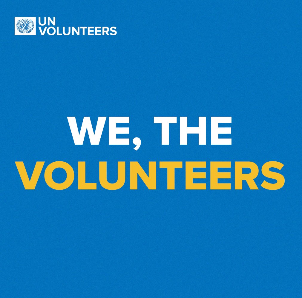 UN Volunteers on Twitter: "The essence of the UN is that it serves  everyone, everywhere. And who embodies the spirit of the @UN better than UN  Volunteers? They serve communities worldwide to