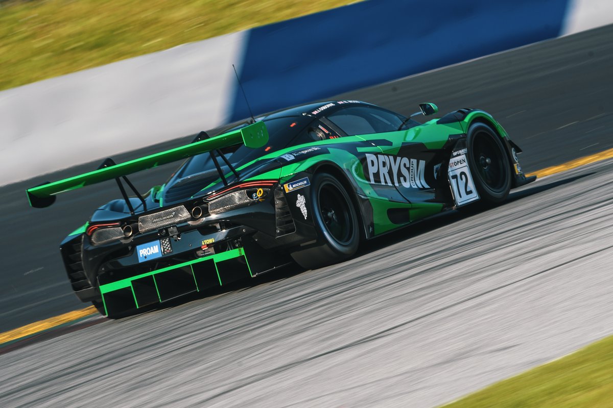 OptimumMSport's tweet photo. 🏁Qualifying 2

Joe put in his best lap as the chequered flew for his third-row start. Brendan also made late gains, following some track limit issues in the sister McLaren 720S.

#72 Joe  P5 | P3 PAM
⏱️ 1:28.247, 12 laps
#7 Brendan P12 | P5
⏱️ 1:29.038, 15 laps

#GTOpen #McLaren https://t.co/xydFA2egWV