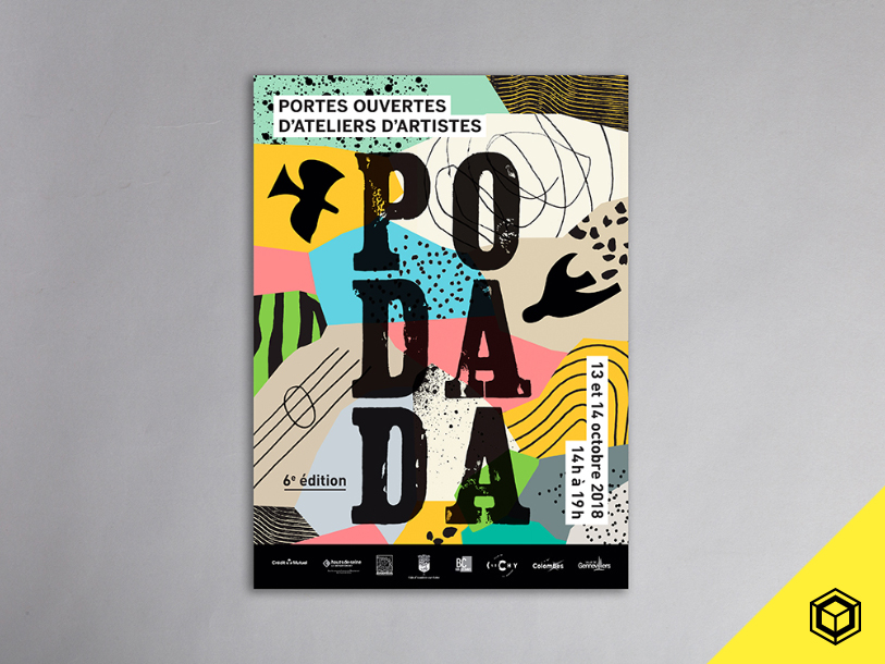 L'imagerie réalise votre identité visuelle.
(Dépliant 65 x 65 cm)
PODADA : Journées portes ouvertes d’ateliers d’artistes.
Rendez-vous annuelle à Clichy, Argenteuil, Asnières-sur-Seine, Gennevilliers, Bois-Colombes, Colombes.
limagerie.fr