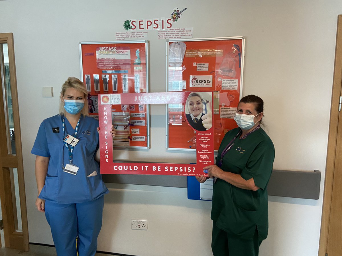 GervanJones's tweet photo. Today is #WorldSepsisDay staff @princecharleshospital supporting raising awareness with their sepsis boards.                  @CwmTafMorgannwg @CwmCare @TCTRON @WorldSepsisDay @UKSepsisTrust @csuzmich1 #criticalcareoutreach https://t.co/7VWxkr63Kv