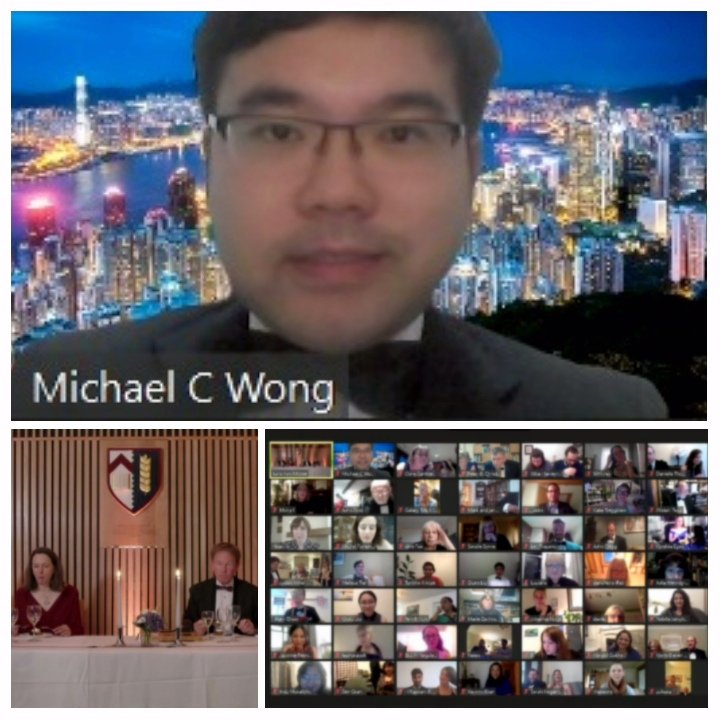 hkpoloplayer's tweet photo. Stayed up till 4am in Hong Kong & dressed up in black tie for the Gaudy Dinner of my college at @UniofOxford. This year's event was virtual but we still had a great reunion connecting alumni & friends in UK & globally! #MMGlobal20 #OxfordAlumniWeekend #KelloggCollege #OnlineGaudy https://t.co/wFRrWr9wyc