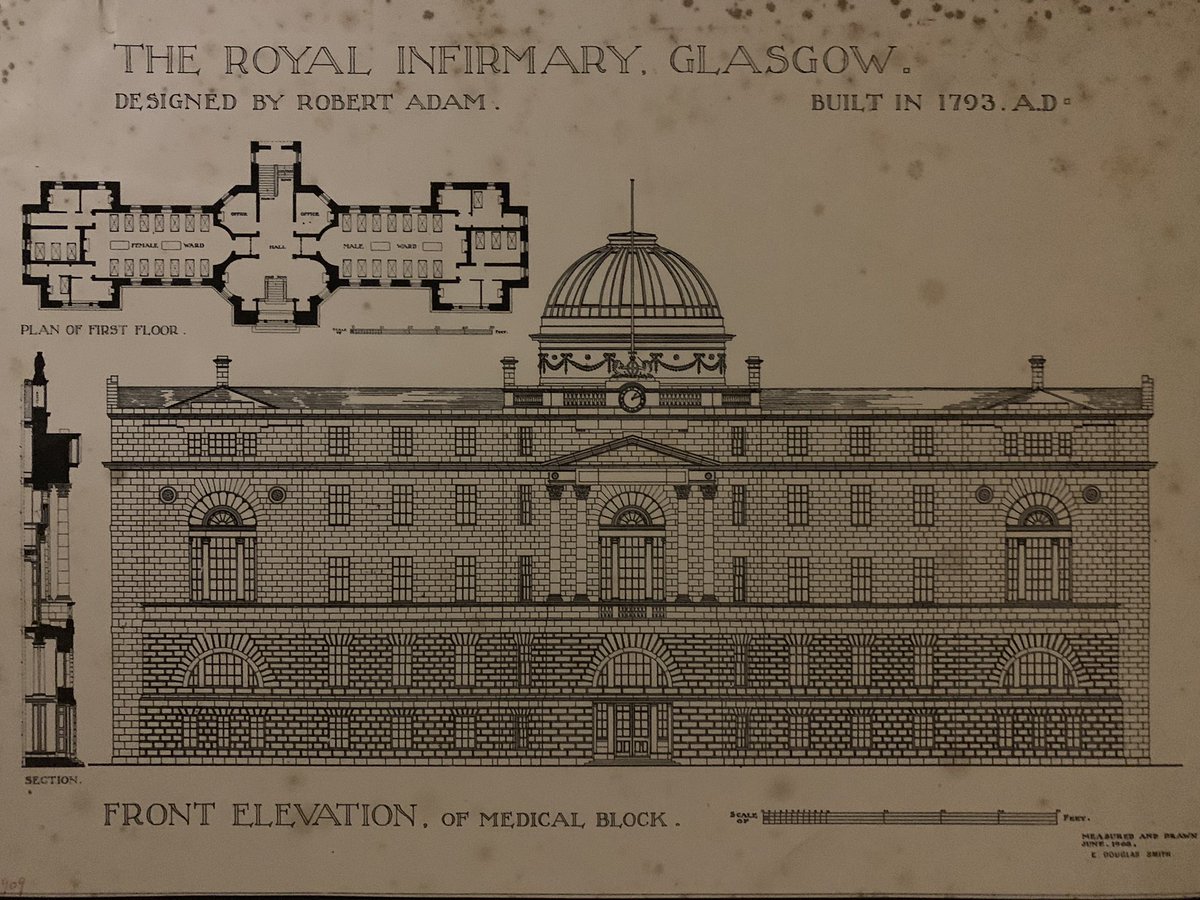 After that it moves on to a fairly random assortment of buildings inc the new conservative club, Robert Adam’s royal infirmary, the Whiteinch orphanage for girls, and Gardner’s Warehouse...