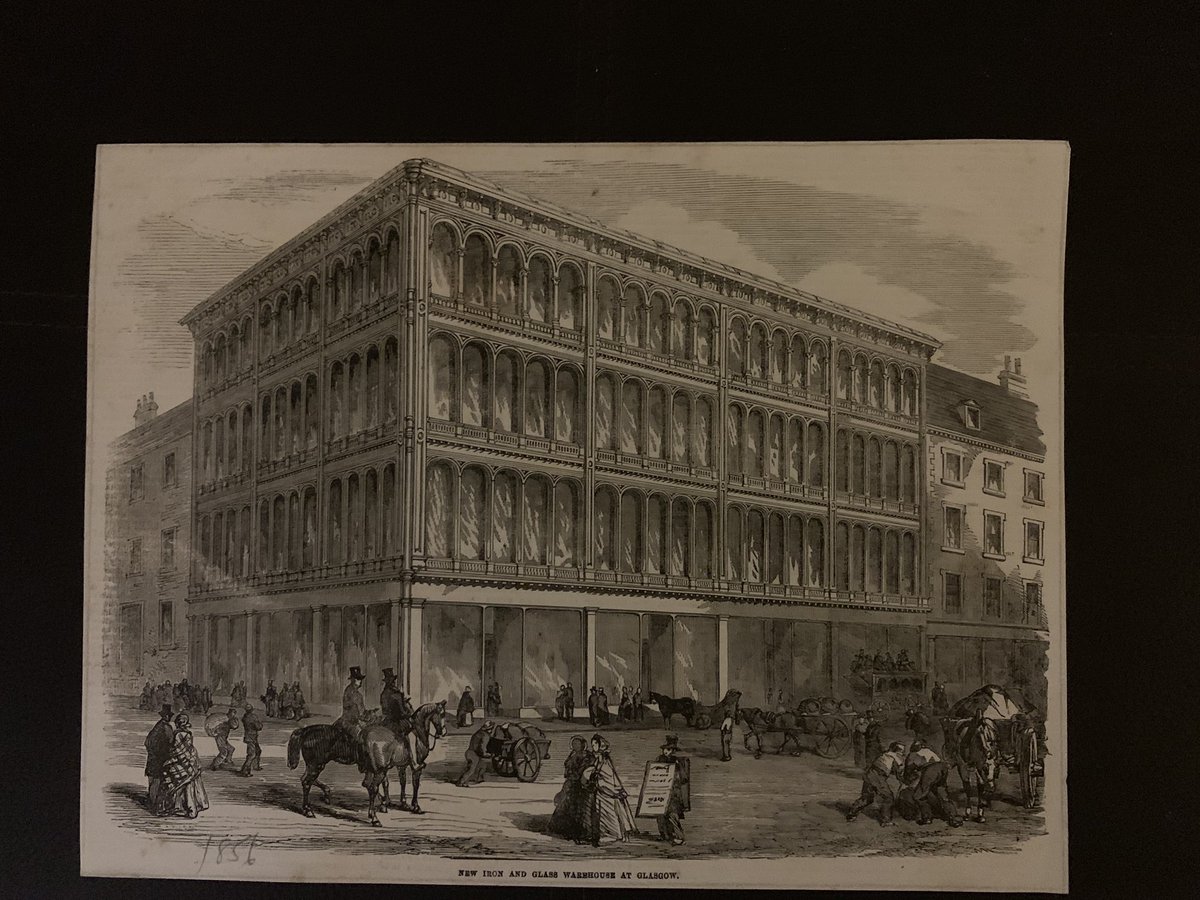 After that it moves on to a fairly random assortment of buildings inc the new conservative club, Robert Adam’s royal infirmary, the Whiteinch orphanage for girls, and Gardner’s Warehouse...