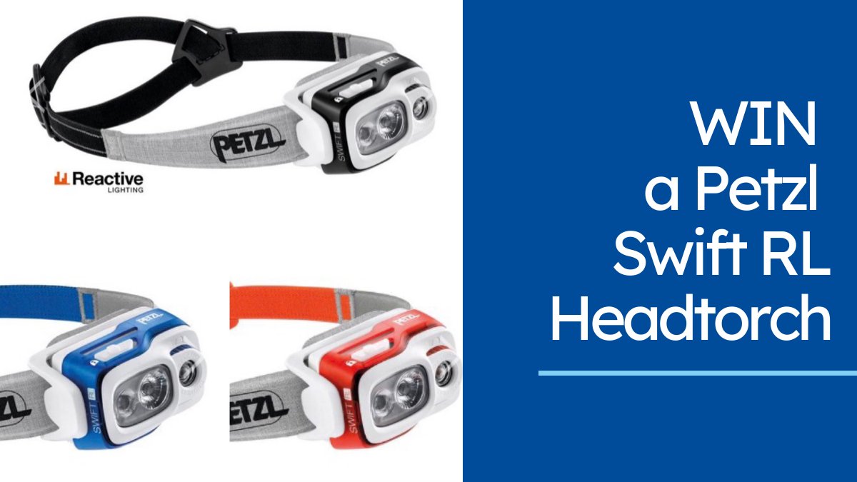 Competition time!
WIN a <a href="/Petzl/">Petzl</a> Swift RL headtorch.

Just follow us, like &amp; retweet the post for your chance to win.

*Closes midnight tonight
