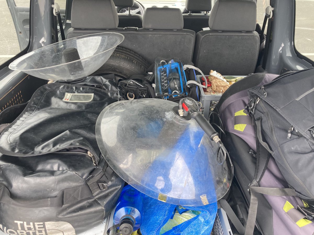 BirdsInFlight's tweet image. On our way to ⁦⁦@FalsterboBO⁩ 
#birdmigration #balticsea