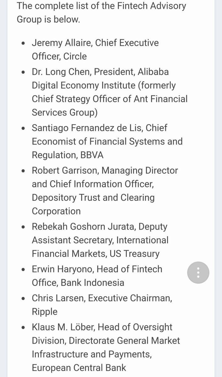 BOE, BOJ and ECB to name a few.