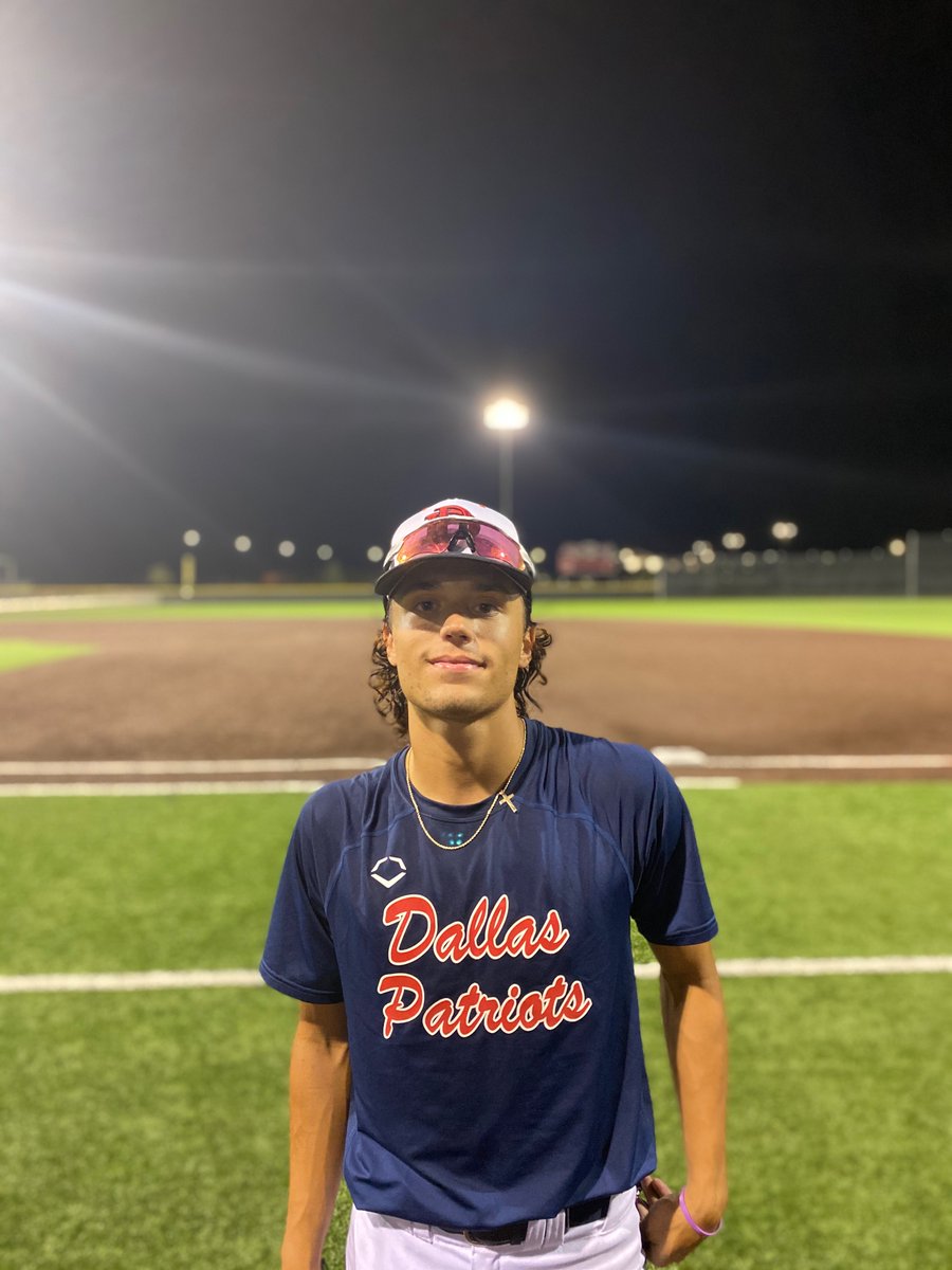 <a href="/FiveToolTexas/">✭Five Tool Texas✭</a> F: <a href="/DallasPatriots/">Dallas Patriots</a> 17U Navy 10, Dallas Tigers Britton 3
PoG: <a href="/TelliaAndrew/">andrew tellia</a> 2-3, 2B, 3 RBI, 2R
Notable: <a href="/Ryan_Felton_8/">Ryan Felton</a> 3 IP, 7K, H, 3 ER