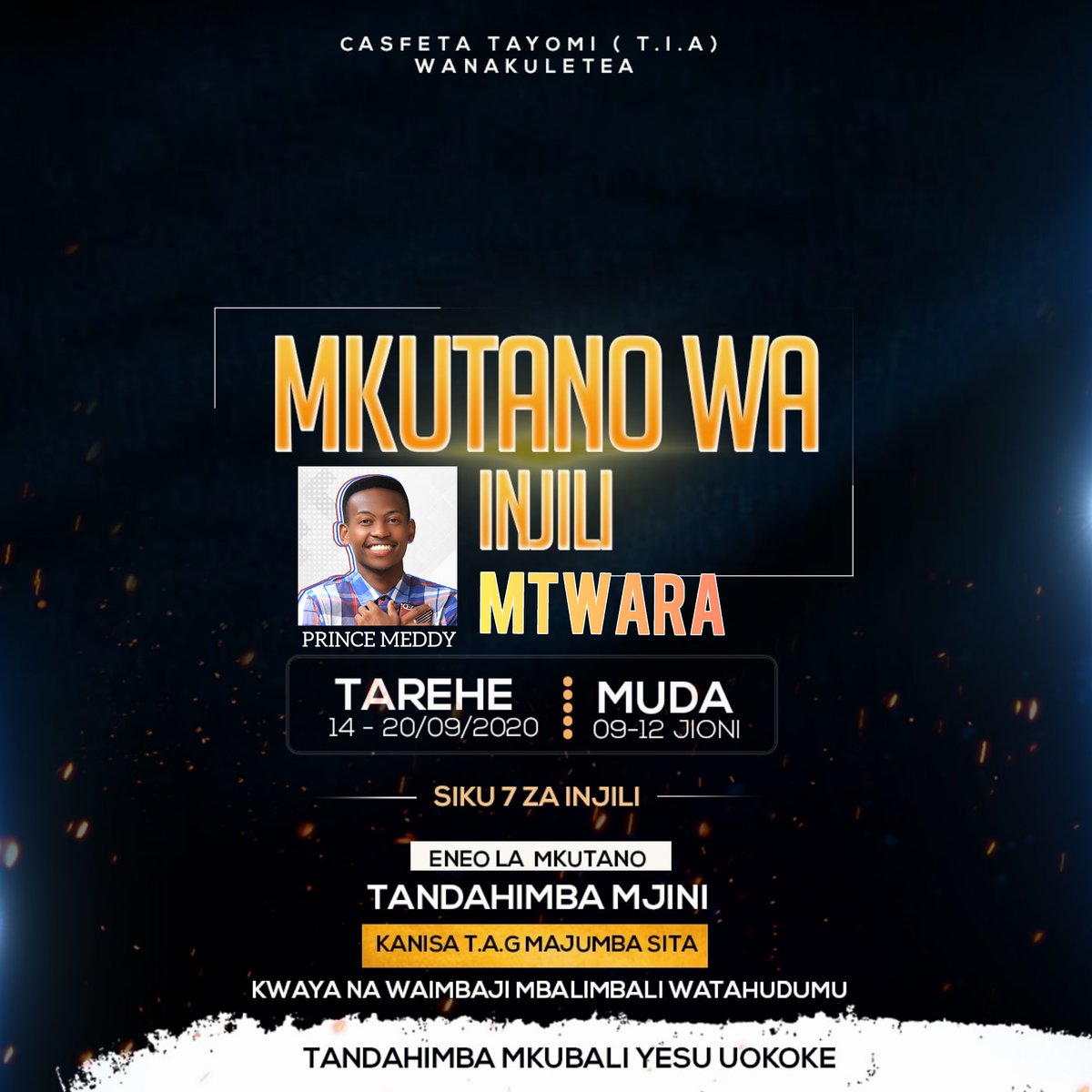 princemeddytz's tweet photo. Mtwara💥💥Are You Ready💥💥 @princemeddytz pamoja na wanafamilia wenzangu kutoka #Casfeta chuoni kwetu uhasibu (TIA-DAR) Tutakuwepo Tandahimba 14-20/9 kuwaletea Habari Njema🙌
MY NEW SONG #NAKUPENDA💜 LINK IN BIO👆
#Gospel #Mission #GospelMission #University #Student #Students https://t.co/Z7BmZryXjS