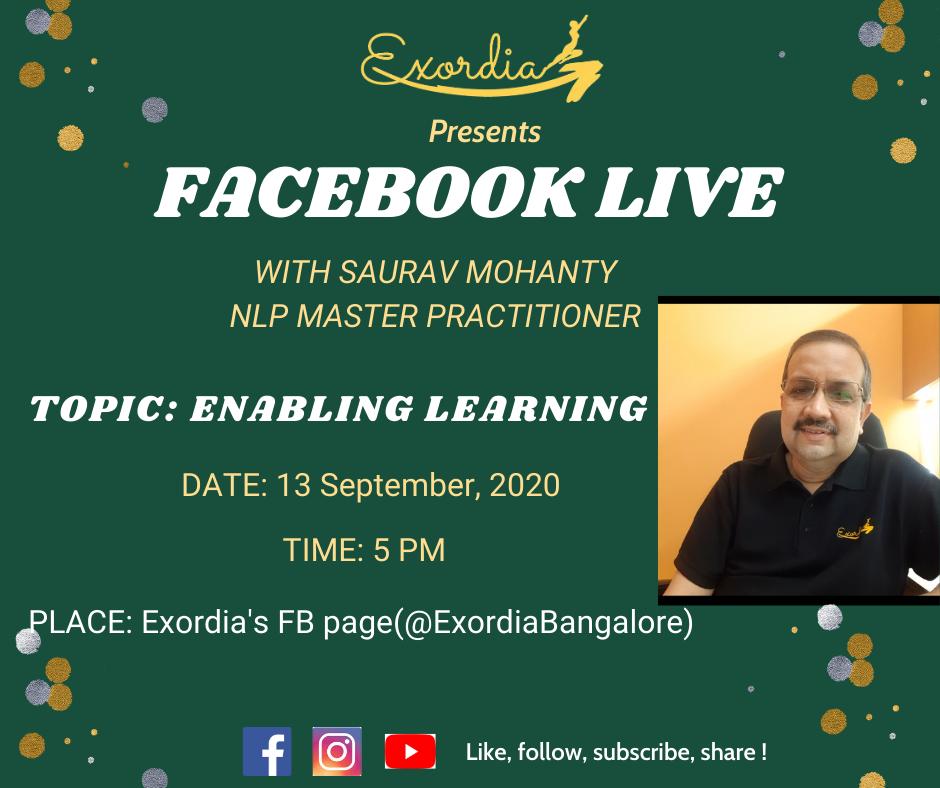 SauravCDS's tweet photo. Good morning friends.
Let us meet today at 5 pm.๐
On Exordia Facebook page.
Let us explore together because we can enable ourselves & others ๐๐ผ
#Exordia
#healthymindjoyfulliving
#learningwhilecoaching
#sauravcds https://t.co/rrWURAPNN9
