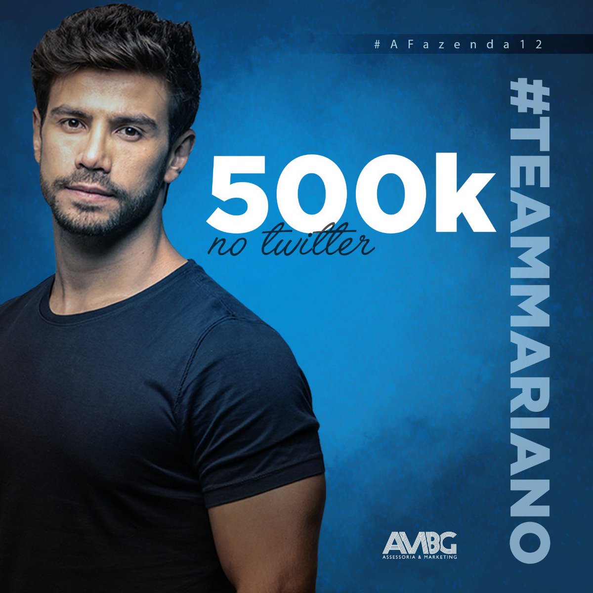 mariano_mem's tweet photo. Somos MEIO MILHÃO no Twitter! A família só cresce ♥️🎙 #TeamMariano #AFazenda12 https://t.co/5CpNHLW6K1