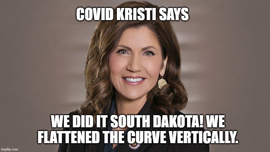 retired_sd's tweet image. #NitWitNoem DOESN’T believe/understand #Science  
#RemoveNoem
#NoemNeeds2Go