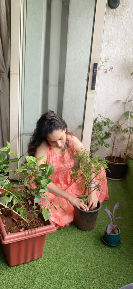 murphybilgiler's tweet photo. Hatchi and mamma 😍
My partner In almost everything ❤️
Planting plants 🌱 
It’s our way to remember him by fulfilling his dream ❤️
#plants4SSR @shwetasinghkirt @jainvick @vikirti @_mallika_singh https://t.co/vvr2TJkEfb