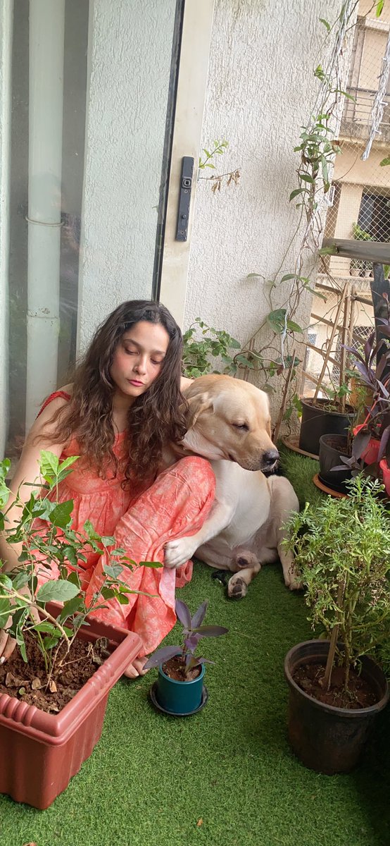 murphybilgiler's tweet photo. Hatchi and mamma 😍
My partner In almost everything ❤️
Planting plants 🌱 
It’s our way to remember him by fulfilling his dream ❤️
#plants4SSR @shwetasinghkirt @jainvick @vikirti @_mallika_singh https://t.co/vvr2TJkEfb
