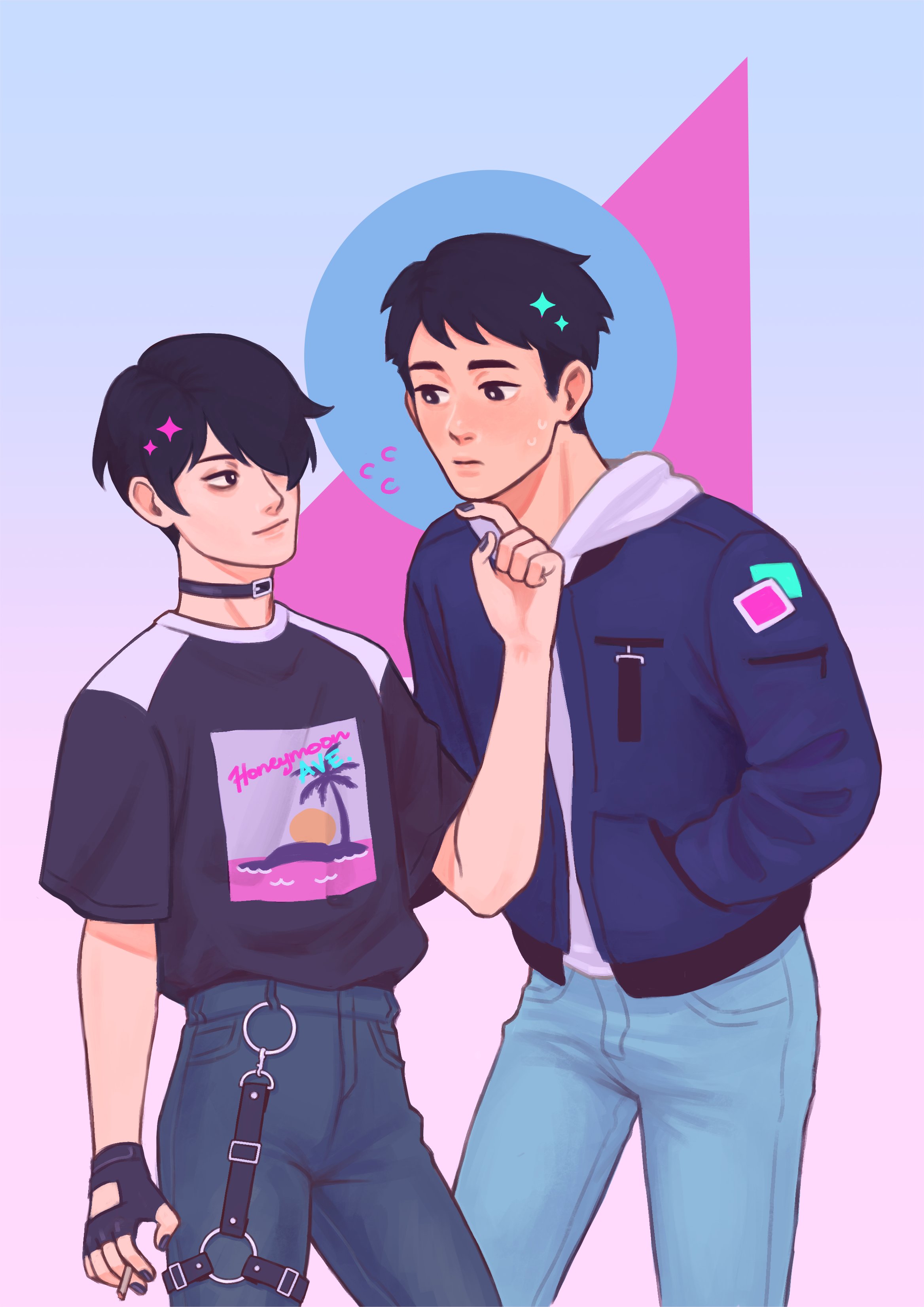 The Goth And The Jock 👻 haunting refrain 🎹 on Twitter: "every time i commission goth/jock