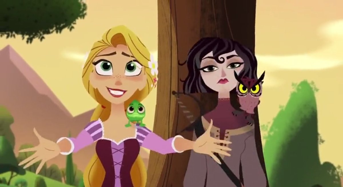 4) Complimentary sun and moon imagery evident not only with the sundrop/moonstone but in everything about their designs - even their animal companions (a chameleon, cold-blooded and depends on the sun; an owl, active and hunts at night).