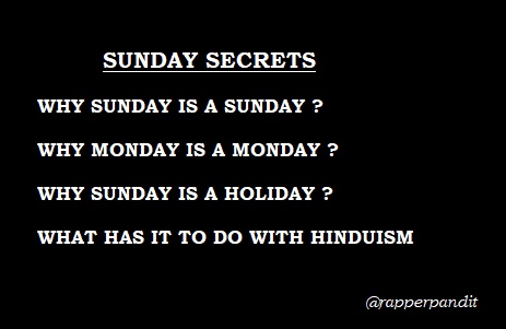 Why SUNDAY is Sunday & MONDAY a Monday  #Thread