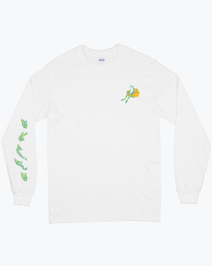 van__boom's tweet photo. @Inkora_Art He’s wearing a frog shirt designed by Liam Cobb!!! https://t.co/9pG6CtZ4Q2