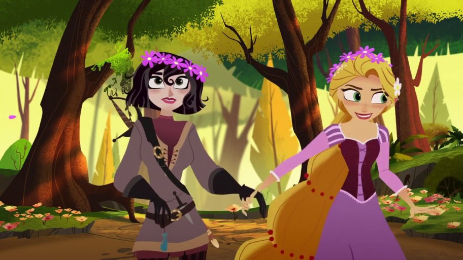 2) They both act as the other's freedom - Cassandra quite literally for Rapunzel, who takes her on adventures; but Rapunzel metaphorically for Cassandra, as she pulls Cassandra out of her shell and makes her more fully able to enjoy life.